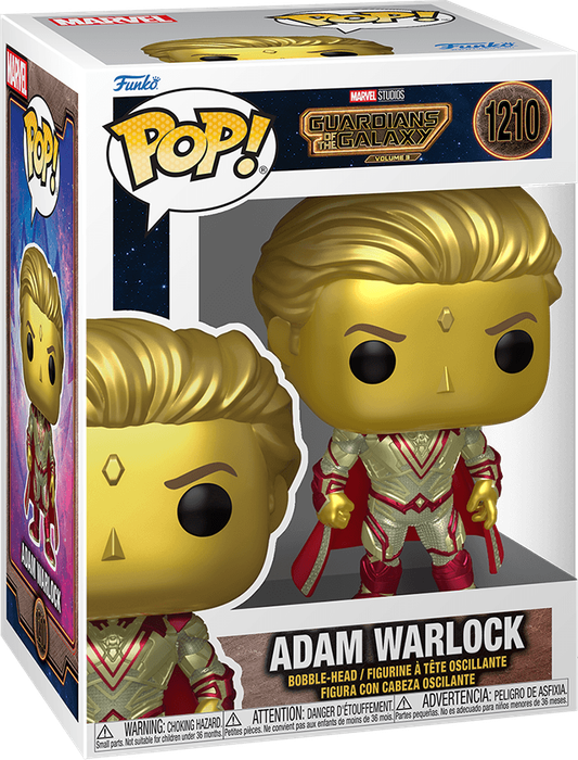 Funko Pop! Marvel 1210: Guardians of the Galaxy Vol. 3 - Adam Warlock Vinyl Bobble-Head (New) -