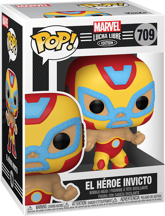 Funko Pop! Marvel 709: Lucha Libre Edition - El Heroe Invicto Vinyl Bobble-Head (New) - Funko 440G