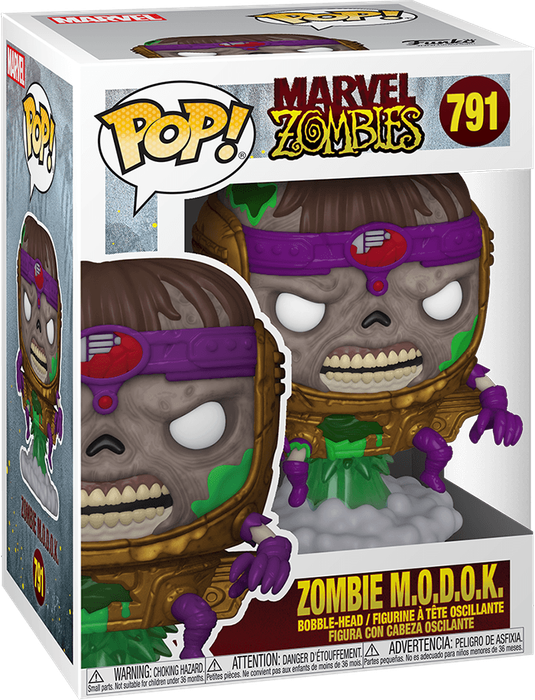 Funko Pop! Marvel 791: Zombies - Zombie M.O.D.O.K. Vinyl Bobble-Head (New) - Funko 440G