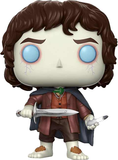 Funko Pop! Movies 444: The Lord of the Rings - Frodo Baggins Vinyl Figure *See Note* (Glow in the