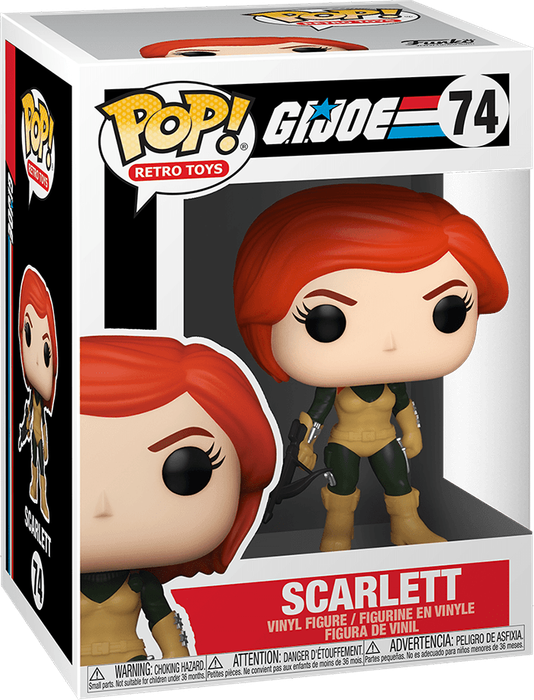 Funko Pop! Retro Toys 74: G.I. Joe - Scarlett Vinyl Figure *See Note* (New) - Funko 440G