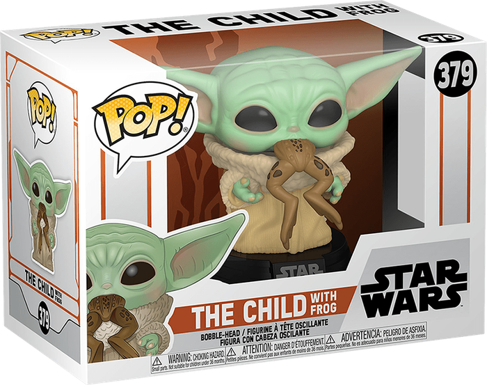 Funko Pop! Star Wars 379: The Mandalorian - The Child with Frog Vinyl Bobble-Head *See Note* (New)