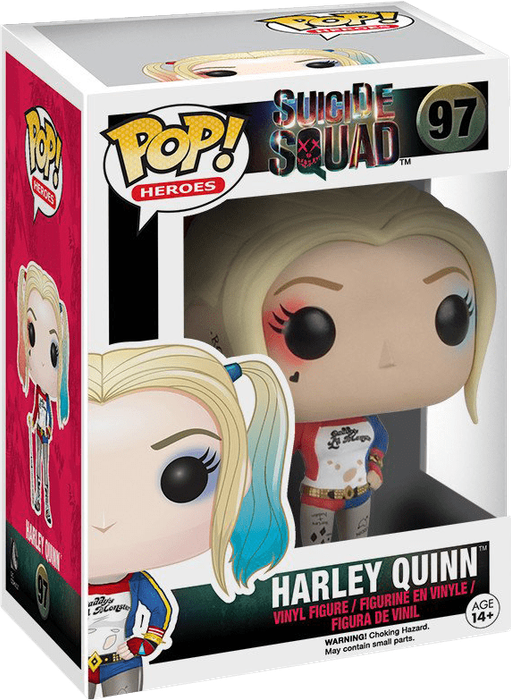 Funko Pop! Heroes 97: Suicide Squad - Harley Quinn Vinyl Figure (New) - Funko 440G