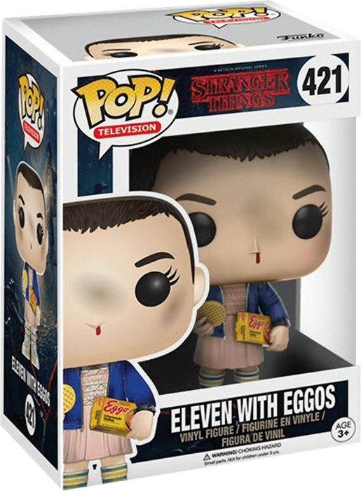 Funko Pop! TV 421: Stranger Things - Eleven with Eggos Vinyl Figure (New) - Funko 440G