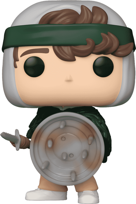 Funko Pop! TV 1463: Stranger Things - Dustin with Spear and Shield Vinyl Figure (Season 4)(New) -