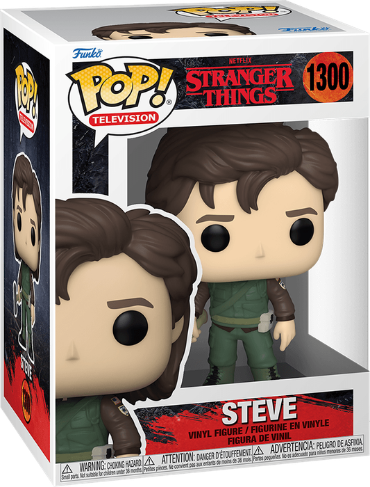 Funko Pop! TV 1300: Stranger Things - Steve Harrington in Hunter Outfit Vinyl Figure (Season