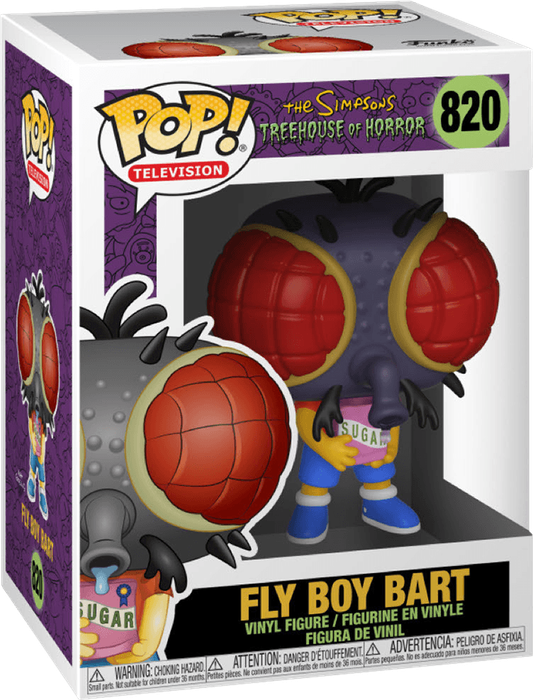 Funko Pop! TV 820: The Simpsons - Treehouse of Horror - Fly Boy Bart Vinyl Figure (New) - Funko 440G