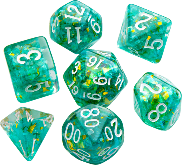 RPG Dice Set - Candy-Like Series - Mint (New) - Gamegenic 400G