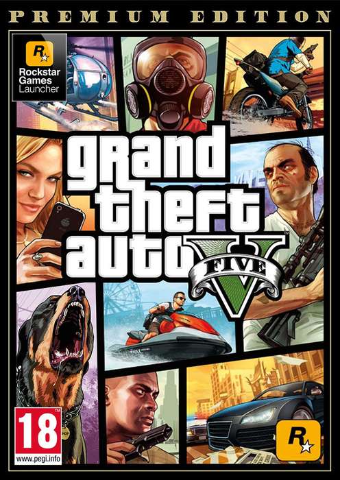 Grand Theft Auto V - Premium Edition [Digital Code](PC)(New) - Rockstar Games