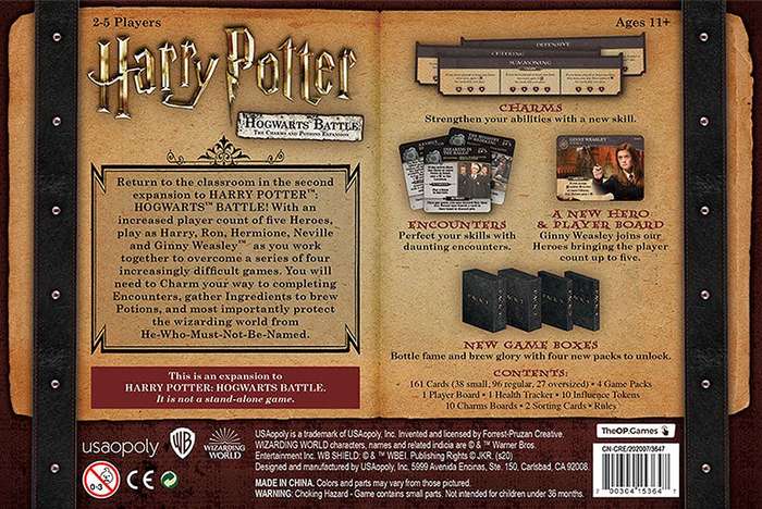 Harry Potter: Hogwarts Battle - The Charms and Potions Expansion (New) - USAopoly / The OP Games