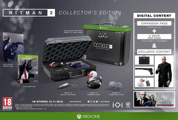 Hitman 2 - Collector's Edition (2018)(Xbox One)(New) - Warner Bros. Interactive Entertainment 2500G