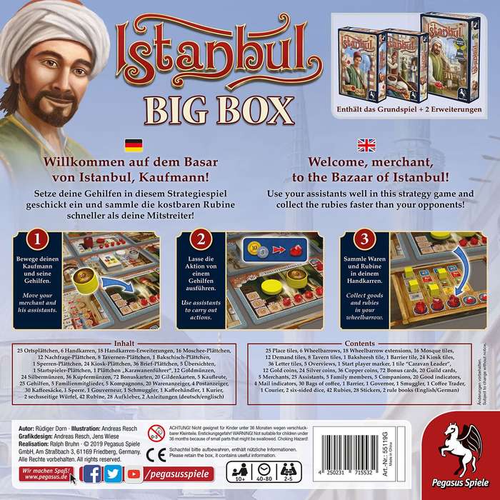 Istanbul - Big Box (New) - Alderac Entertainment Group / AEG 2000G
