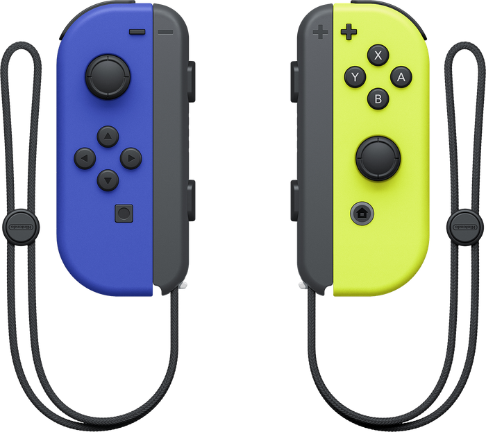 Nintendo Switch Joy-Con Controller Pair - Blue / Neon Yellow (NS / Switch)(New) - Nintendo 200G