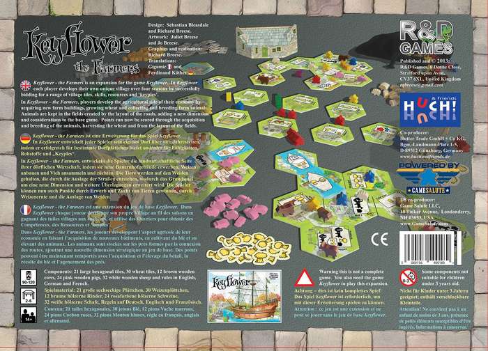 Keyflower: The Farmers Expansion (New) - R&D Games 850G