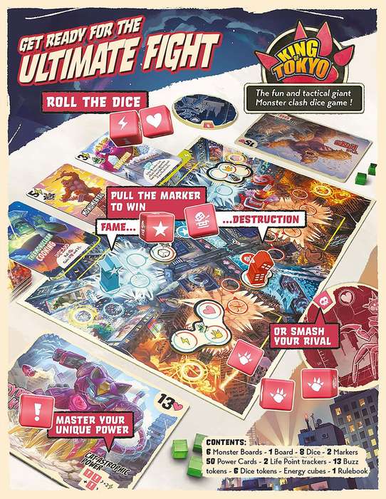 King of Tokyo: Duel (New) - Iello 750G