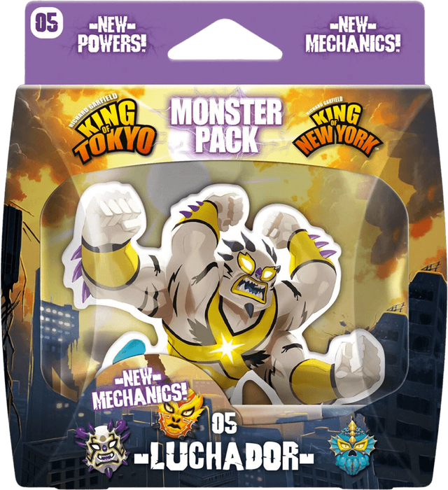 King of Tokyo & King of New York: Monster Pack 05 - Luchador (New) - Iello 300G