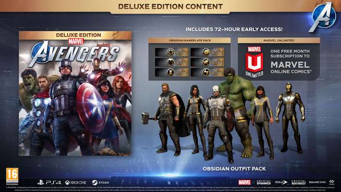 Marvel Avengers - Deluxe Edition (PS4)(New) - Square Enix 200G