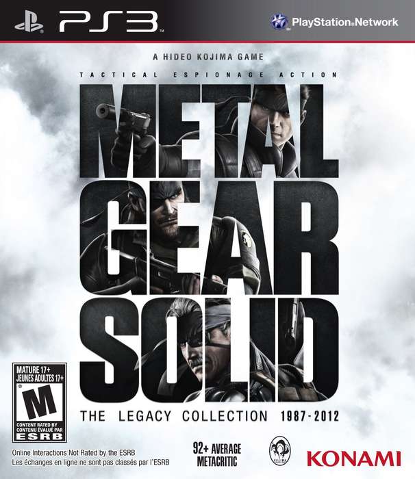 Metal Gear Solid: The Legacy Collection (NTSC/U)(PS3)(New) - Konami 200G