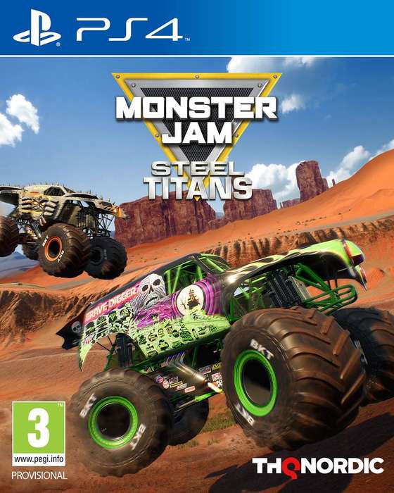Monster Jam: Steel Titans (PS4)(New) - THQ Nordic / Nordic Games 90G