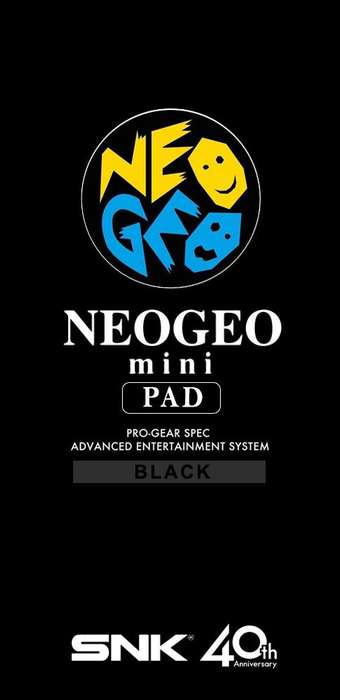 NeoGeo Mini Pad - Black (New) - SNK 350G