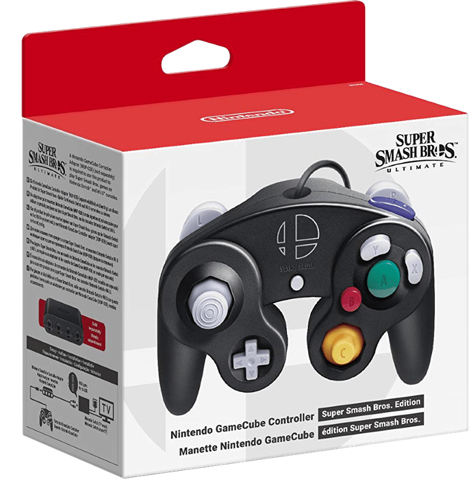 Nintendo GameCube Controller - Super Smash Bros. Ultimate Edition - Black (NGC)(New) - Nintendo 400G