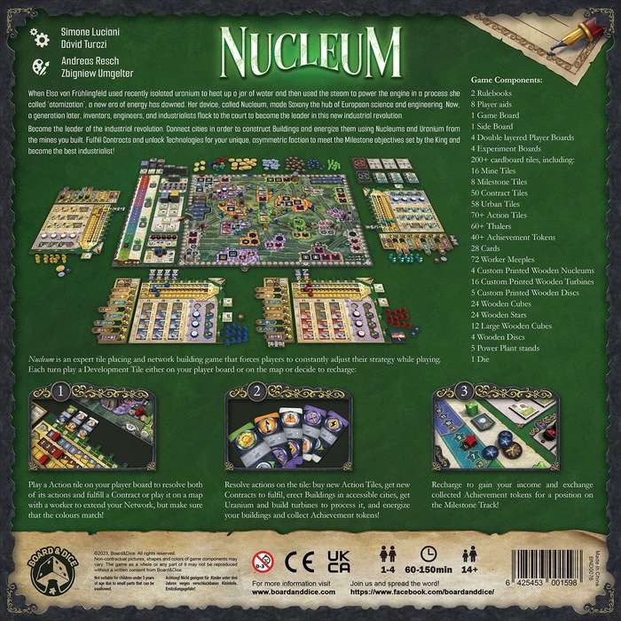 Nucleum (New) - Board & Dice 3500G