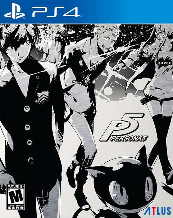Persona 5 - Steelbook Launch Edition (NTSC/U)(PS4)(New) - Deep Silver (Koch Media) 250G