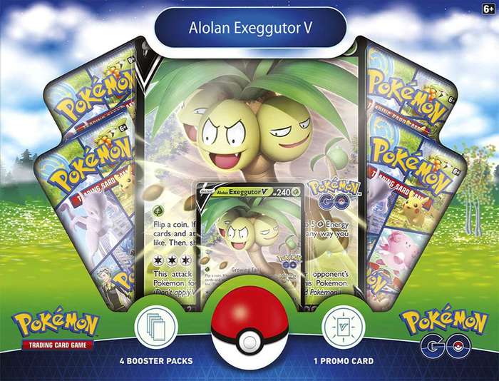 Pokemon TCG: Pokemon GO Collection - Alolan Exeggutor V (New) - The Pokemon Company 500G