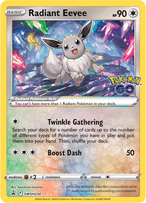 Pokemon TCG: Pokemon GO Premium Collection - Radiant Eevee (New) - The Pokemon Company 650G