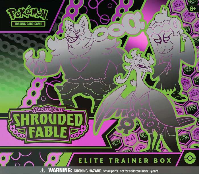 Pokemon TCG: Scarlet & Violet - Shrouded Fable Elite Trainer Box (New) - The Pokemon Company 1000G