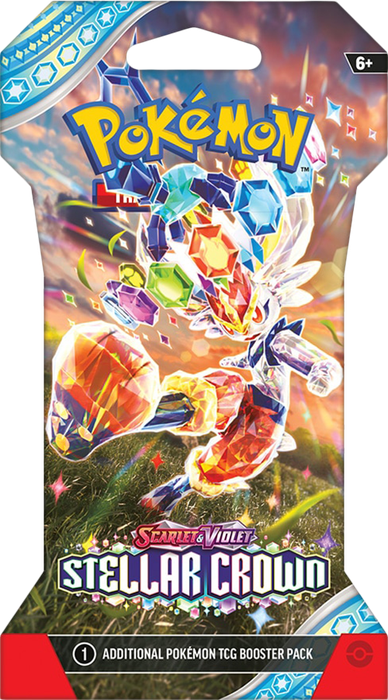 Pokemon TCG: Scarlet & Violet - Stellar Crown Sleeved Booster Pack (New) - The Pokemon Company 50G
