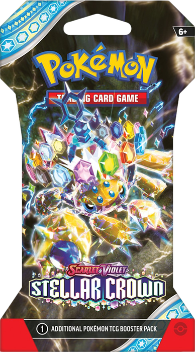 Pokemon TCG: Scarlet & Violet - Stellar Crown Sleeved Booster Pack (New) - The Pokemon Company 50G