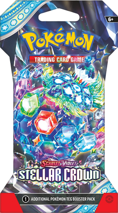Pokemon TCG: Scarlet & Violet - Stellar Crown Sleeved Booster Pack (New) - The Pokemon Company 50G