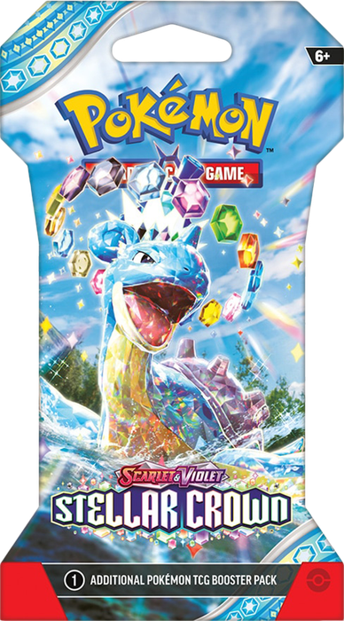 Pokemon TCG: Scarlet & Violet - Stellar Crown Sleeved Booster Pack (New) - The Pokemon Company 50G