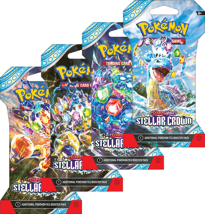 Pokemon TCG: Scarlet & Violet - Stellar Crown Sleeved Booster Pack (New) - The Pokemon Company 50G