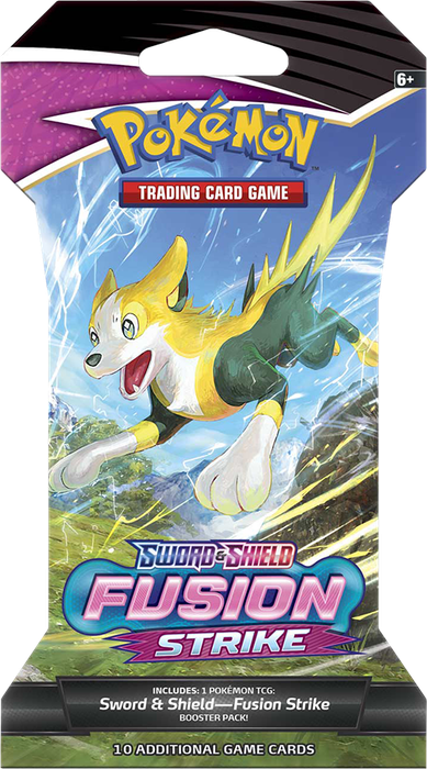 Pokemon TCG: Sword & Shield - Fusion Strike Sleeved Booster Pack (New) - The Pokemon Company 50G