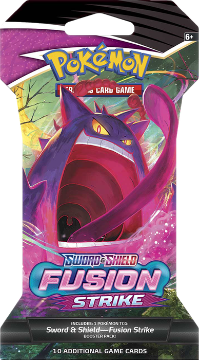 Pokemon TCG: Sword & Shield - Fusion Strike Sleeved Booster Pack (New) - The Pokemon Company 50G