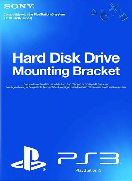 PlayStation 3 Super Slim Hard Drive / HDD Mounting Bracket (PS3) - Various 100G
