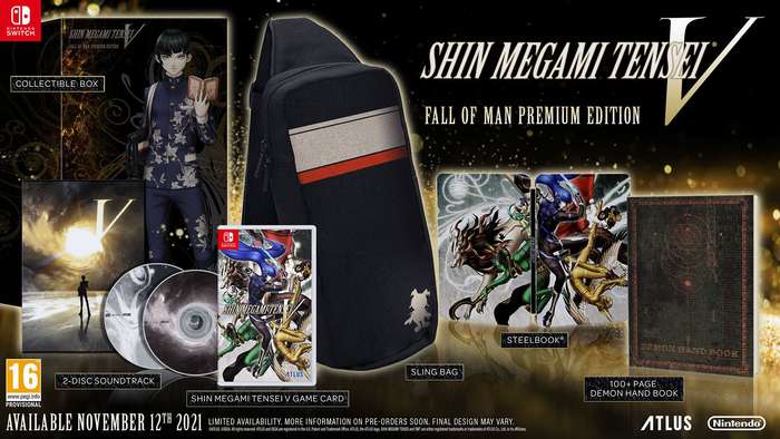 Shin Megami Tensei V - Fall of Man Premium Edition (NS / Switch)(New) - Nintendo 3500G