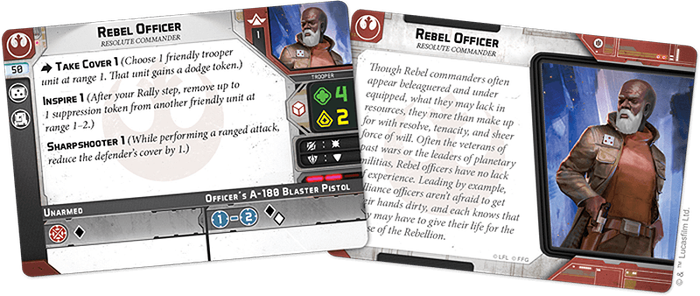 Star Wars: Legion - Rebel Specialists Personnel Expansion (New) - Fantasy Flight Games 500G