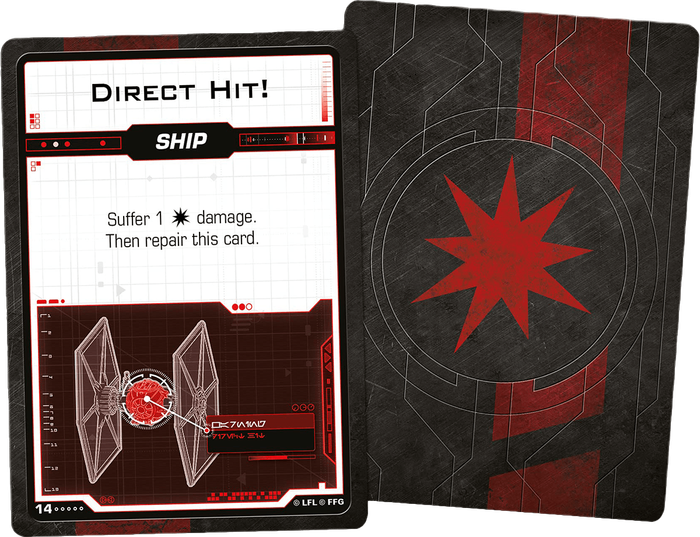 Star Wars: X-Wing - First Order Damage Deck (2nd Edition)(New) - Fantasy Flight Games 150G