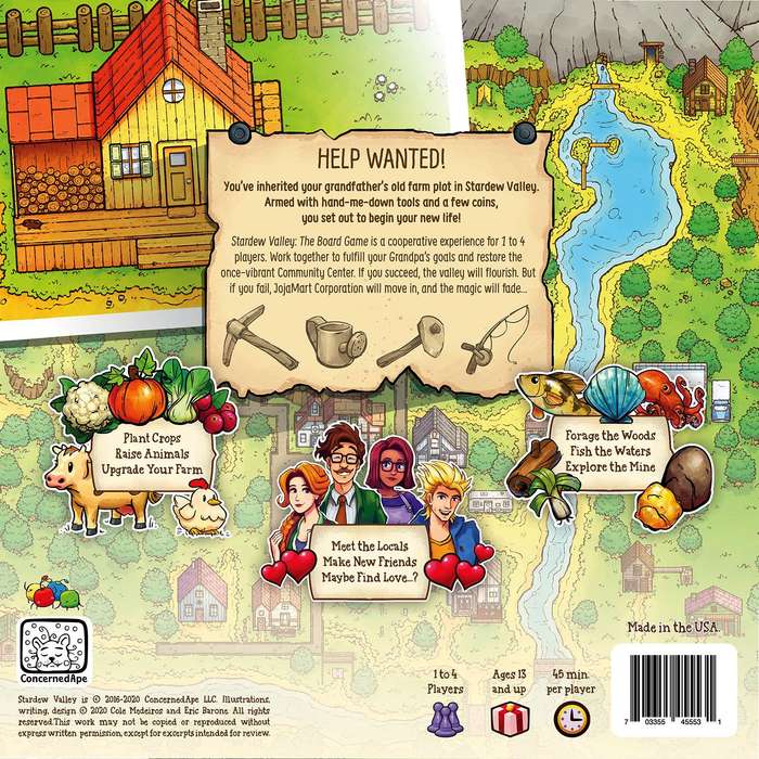 Stardew Valley - The Board Game (New) - ConcernedApe 3200G