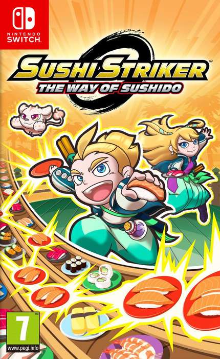 Sushi Striker: The Way of Sushido (NS / Switch)(New) - Nintendo 100G