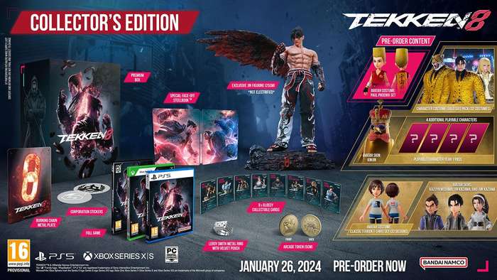 Tekken 8 - Collector's Edition (PS5)(New) - Namco Bandai Games 6500G