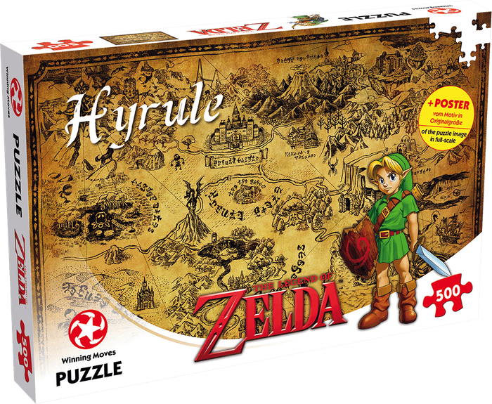 Legend of Zelda, The: Hyrule Field - 500 Piece Puzzle (New) - Winning Moves 1000G