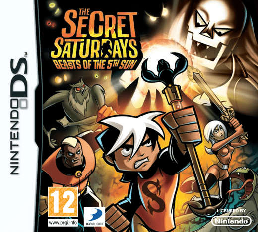 Secret Saturdays Beasts of the 5th Sun (NDS)(Pwned) - D3Publisher 110G