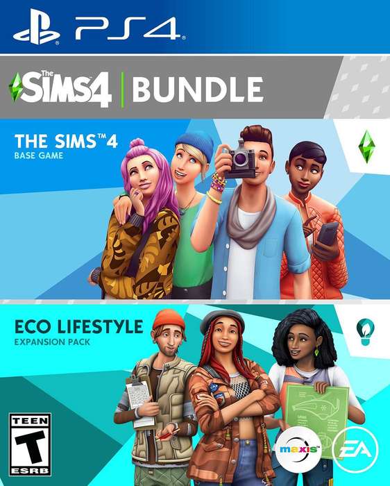 Sims 4, The: Eco Lifestyle Expansion Pack Bundle (NTSC/U)(PS4)(New) - Electronic Arts / EA Games 90G