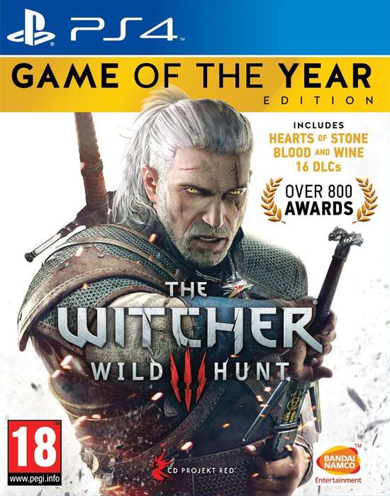 Witcher III, The: Wild Hunt - Game of the Year Edition (PS4)(Pwned) - Namco Bandai Games 90G
