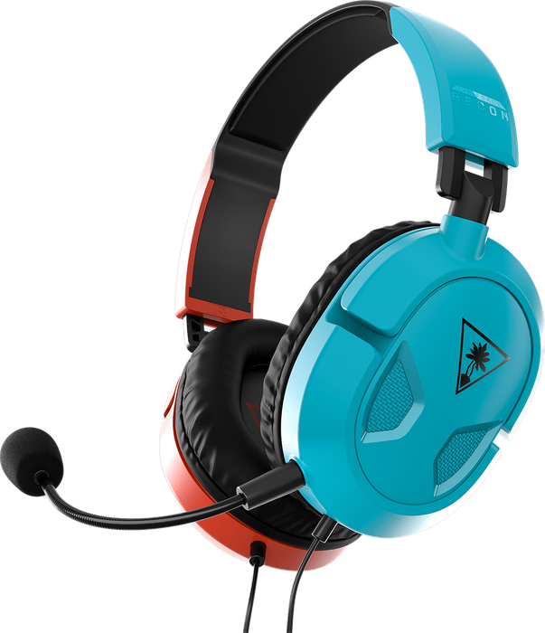 Turtle Beach Ear Force Recon 50 Stereo Gaming Headset - Red / Blue (PC / PS4 / PS5 / Switch / Xbox