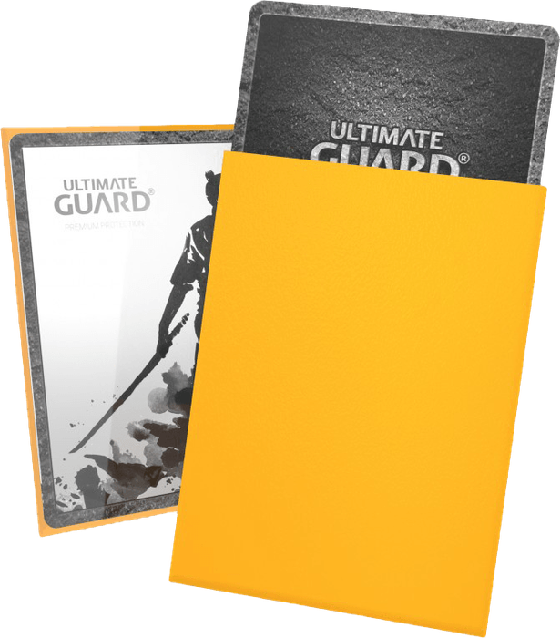 Ultimate Guard Katana 100 Standard Size Sleeves - Yellow (New) - Ultimate Guard 100G